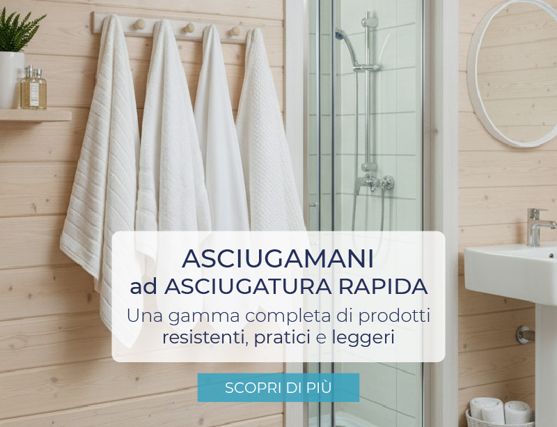 Asciugamani ad asciugatura rapida