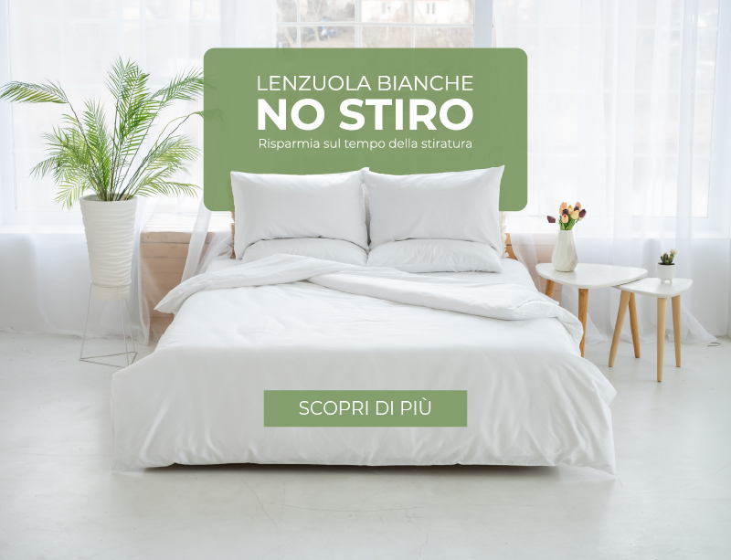 Lenzuola No Stiro Bianche