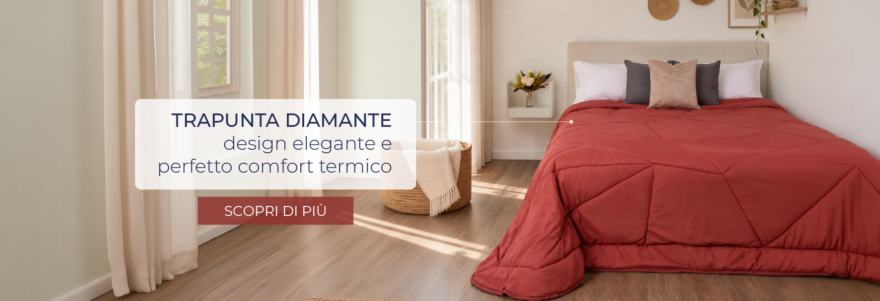Trapunta diamante