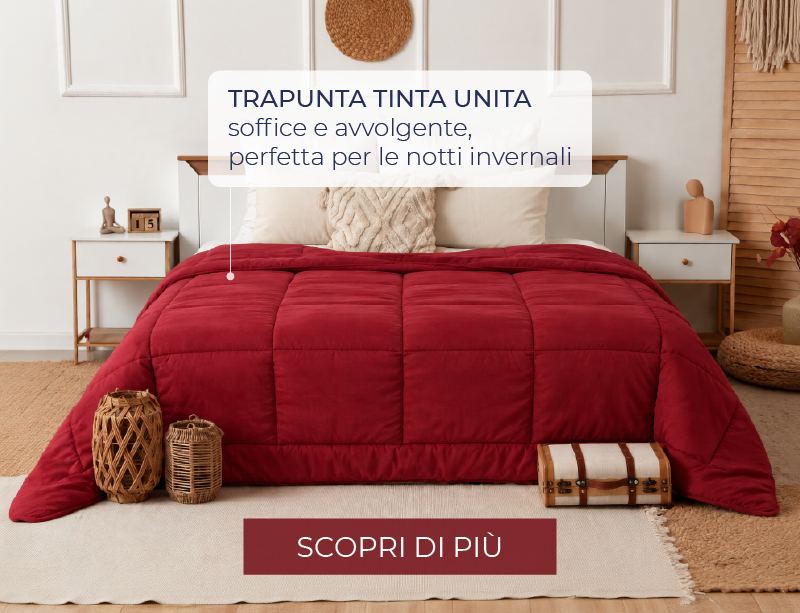 Trapunta tinta unita