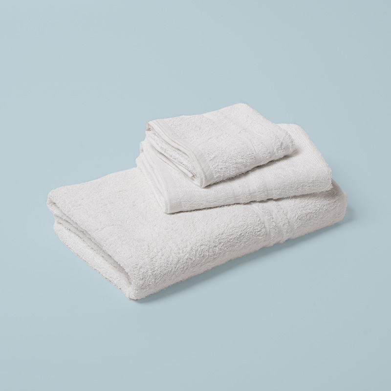 colore: Bianco Asciugamani e lenzuola da bagno per hotel in puro cotone egiziano bianco 420 g/m2 100% cotone Orpheebs 40 x 70 cm 10 pièces 
